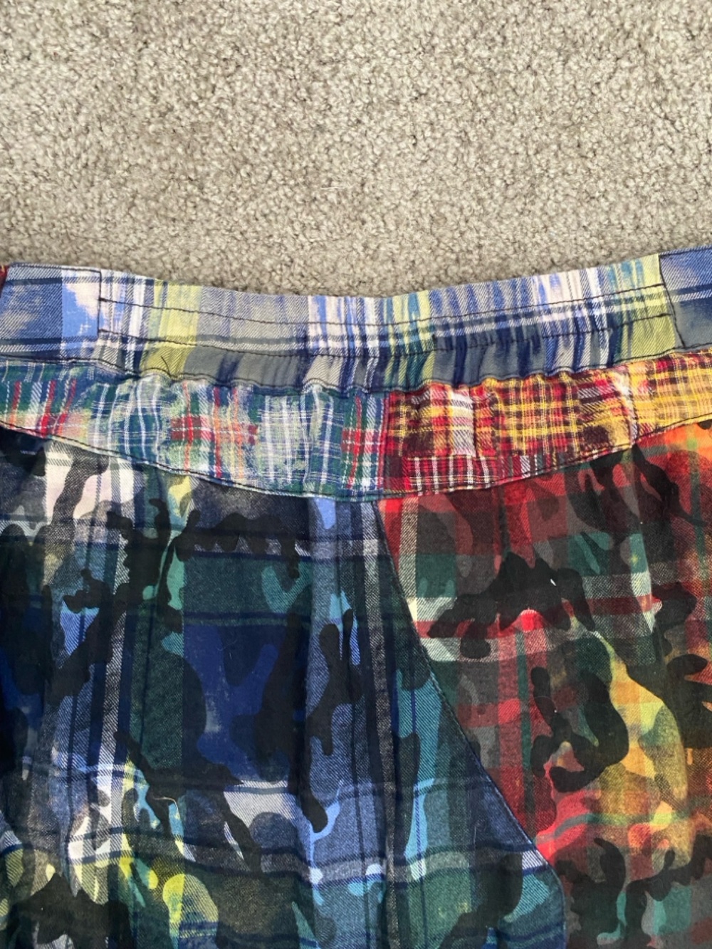 ALEXIS Multicolor Patchwork A-Line Skirt - Size S - Boho Chic Designer Style - Picture 11 of 16